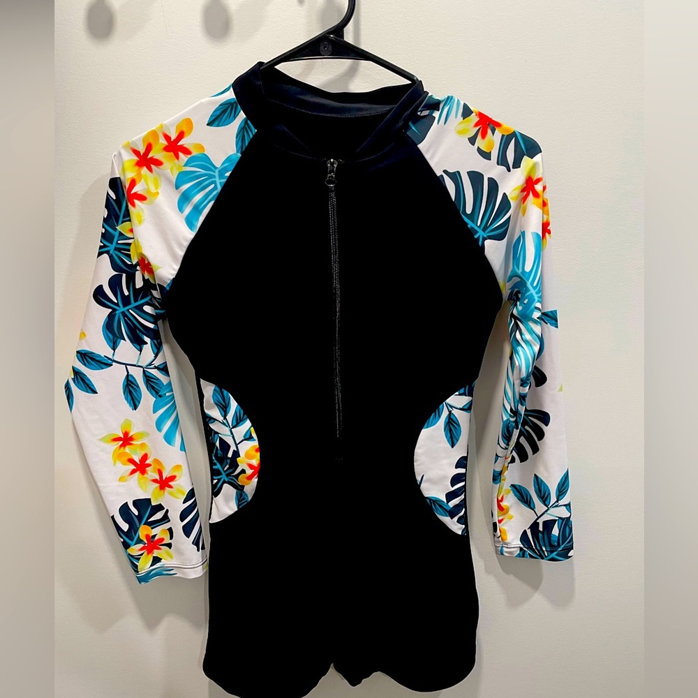 Shein one piece bathing suit.